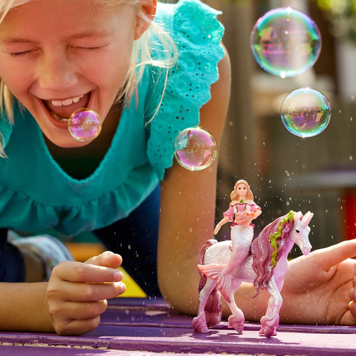 Schleich Bayala Zeemeermin Feya op onderwater-eenhoorn thumbnail 3