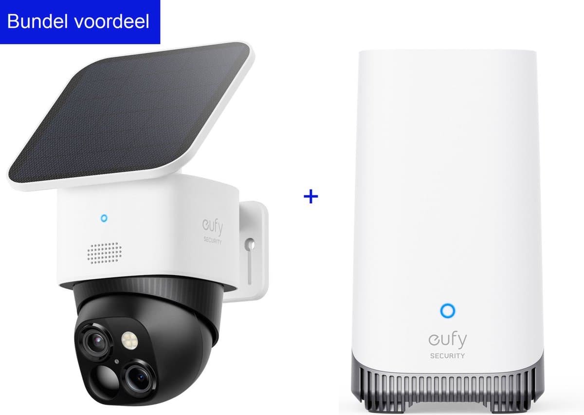 Eufy SoloCam S340 + HomeBase 3: 360° zonne-camera met lokale opslag - afbeelding 1
