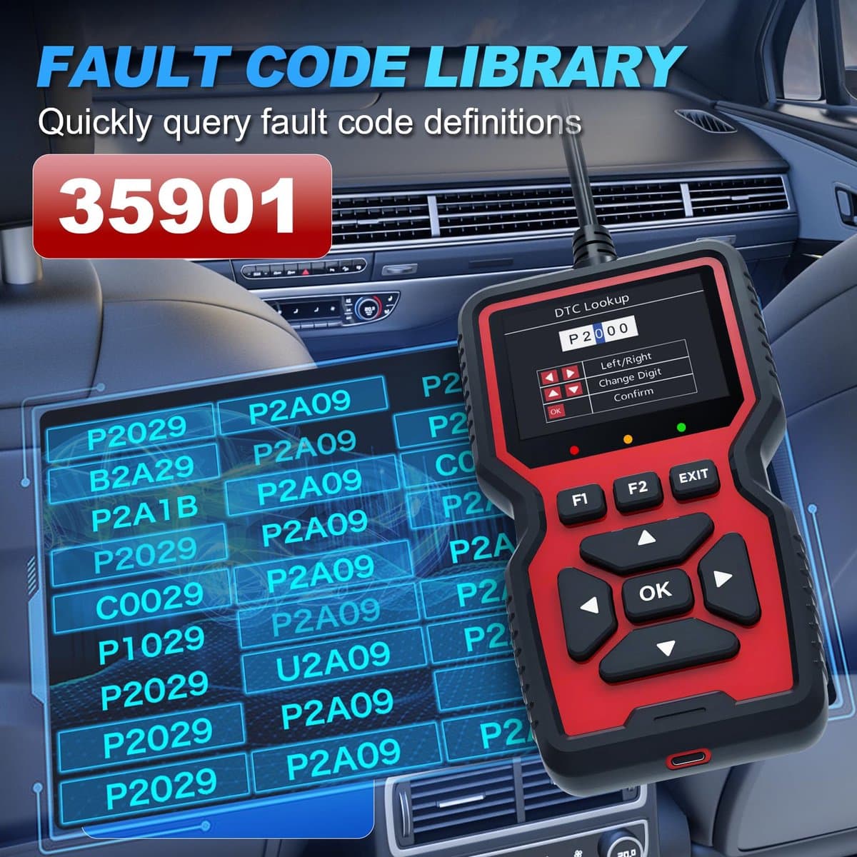OBD Scanner - OBD2 - Auto uitlezen - Storing verwijderen - Uitleesapparatuur auto - Diagnose auto - Diagnosecomputer - Diagnose apparatuur auto - Motorstoring thumbnail 6