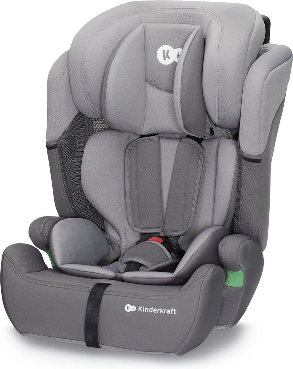 Kinderkraft COMFORT UP I-SIZE Autostoeltjes – 9 tot 36 kg - 76-150 cm - Groep 1/2/3 – Tot 12 Jaar – Grijs