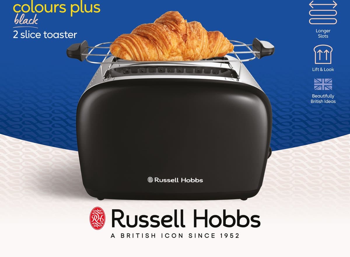 Russell Hobbs Colours Plus Broodrooster - Zwart - 26550-56 thumbnail 5