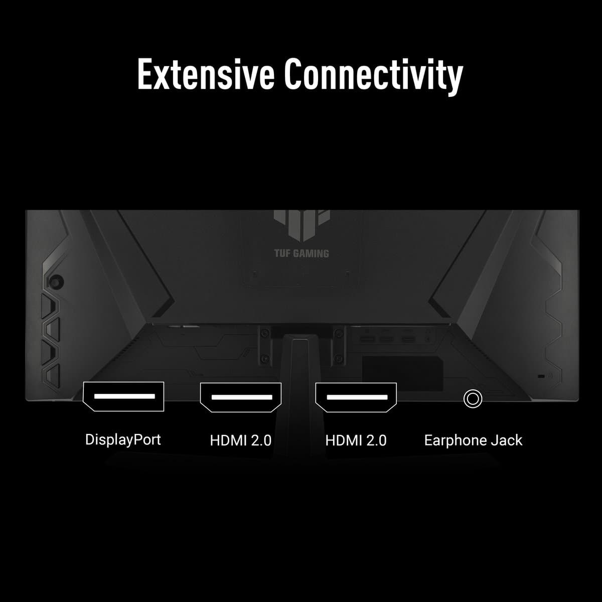 ASUS TUF Gaming VG27AQE5A - QHD Fast IPS Gaming Monitor - G-Sync Compatible - 90% DCI-P3 - 120% sRGB - 0.3ms - 165hz - 27 inch thumbnail 6