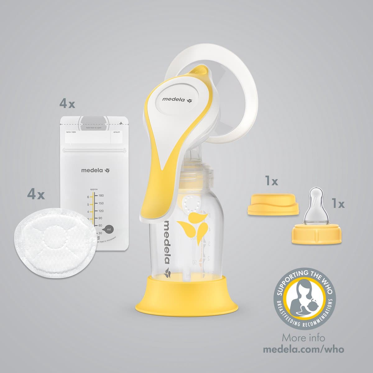 Medela Harmony - Handkolf -Kolfapparaat - Borstkolf - Zonder stroom - Compact thumbnail 8