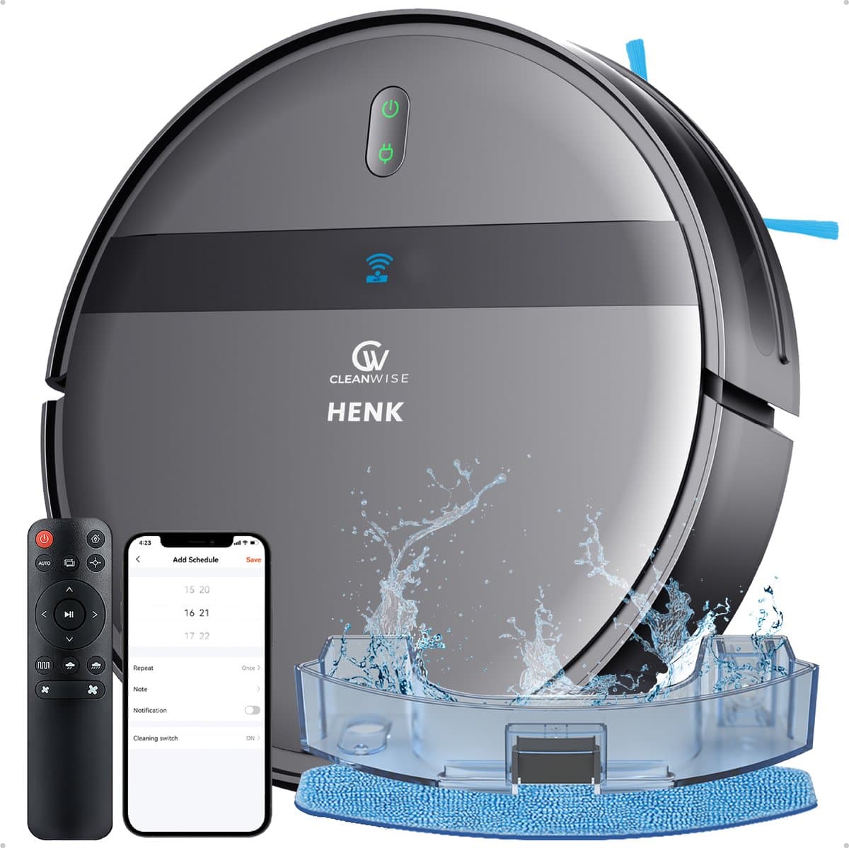 CleanWise Henk met dweilfunctie en app