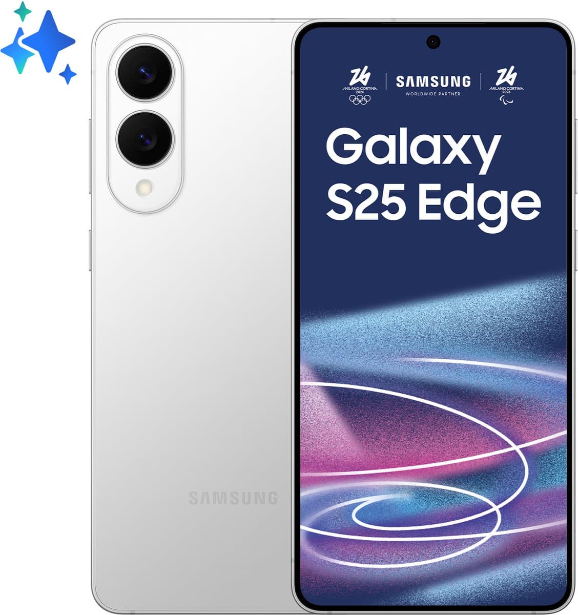 Samsung Galaxy S25 Edge - 256GB - Titanium Silver