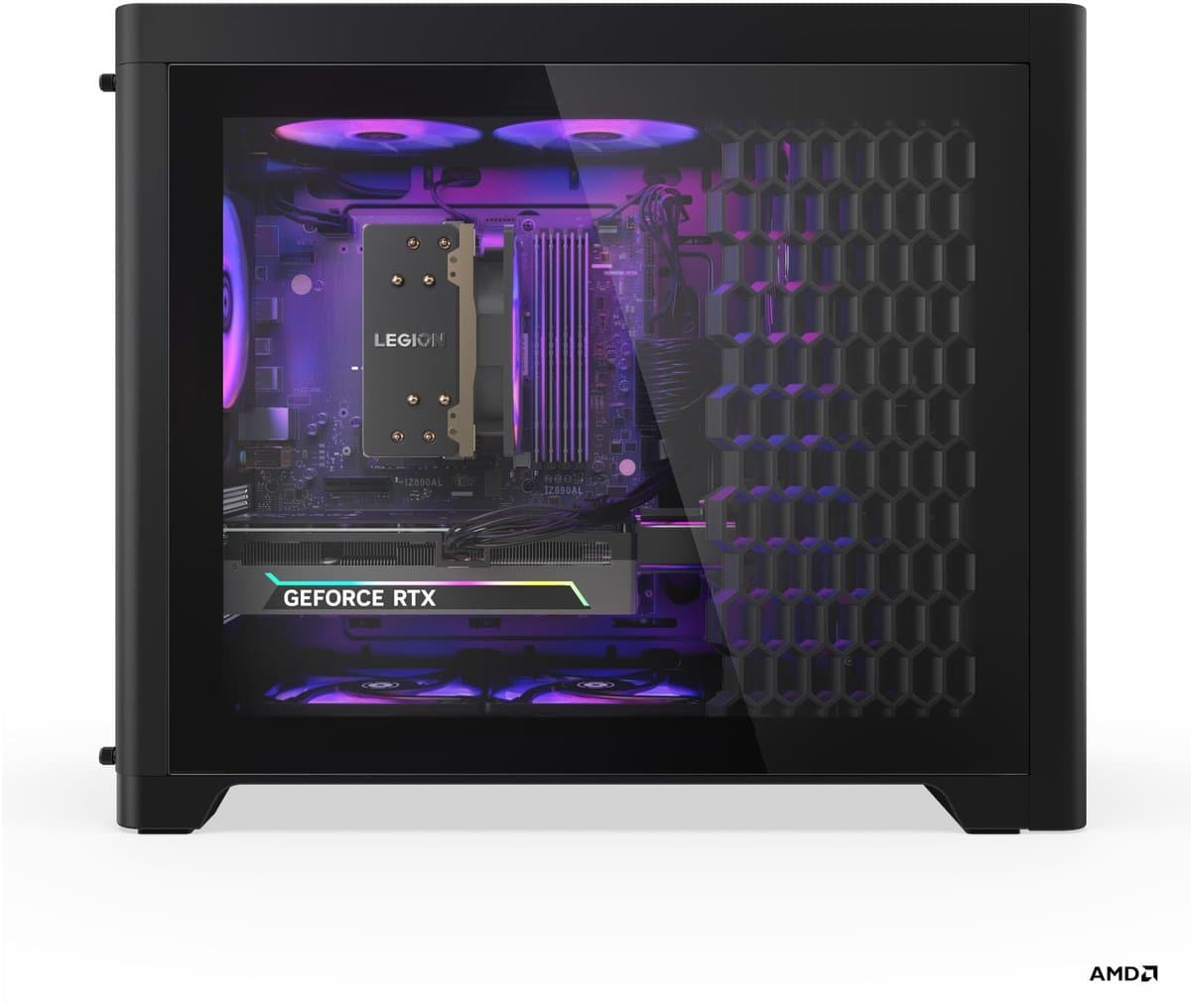 Lenovo Legion T5 30AGB10 - Gaming PC - AMD Ryzen 7 7700X - 32 GB DDR5-SDRAM - 1 TB SSD - NVIDIA GeForce RTX 5070 Ti - QHD - 4K Gaming Desktop - Windows 11 Home thumbnail 8