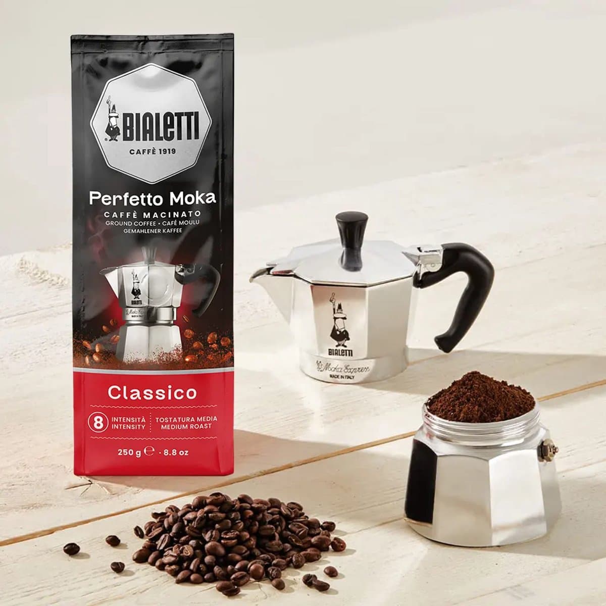 Bialetti Perfetto Moka Classico 250g - Arabica-Robusta mengsel