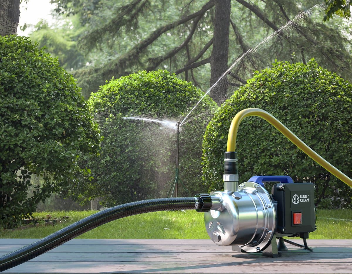 Annovi Reverberi ARGP 800P Beregeningspomp / Waterpomp 800W - 3500l/h - RVS Pomphuis - Zelfaanzuigend Tuinpomp - Aanzuigpomp - Voor besproeien van tuin / gazon thumbnail 4