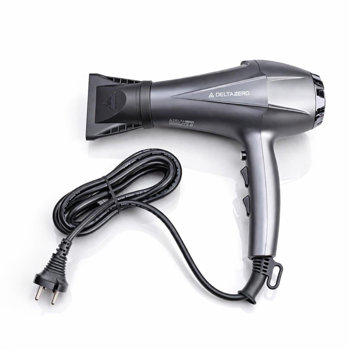 DELTAPRO Professionele Föhn 2500W – Krachtige AC Motor – 2 Snelheden – 3 Warmtestanden – Cool Shot – Inclusief 2 Blaasmonden thumbnail 2