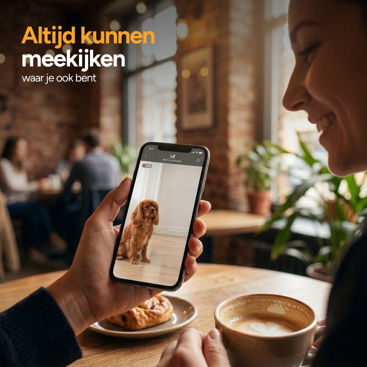Viervoeter Feed Pro Dual - Automatische Voerbak 7L - HD camera & Audio - Kat en Hond - Voerautomaat met App - Zwart thumbnail 3