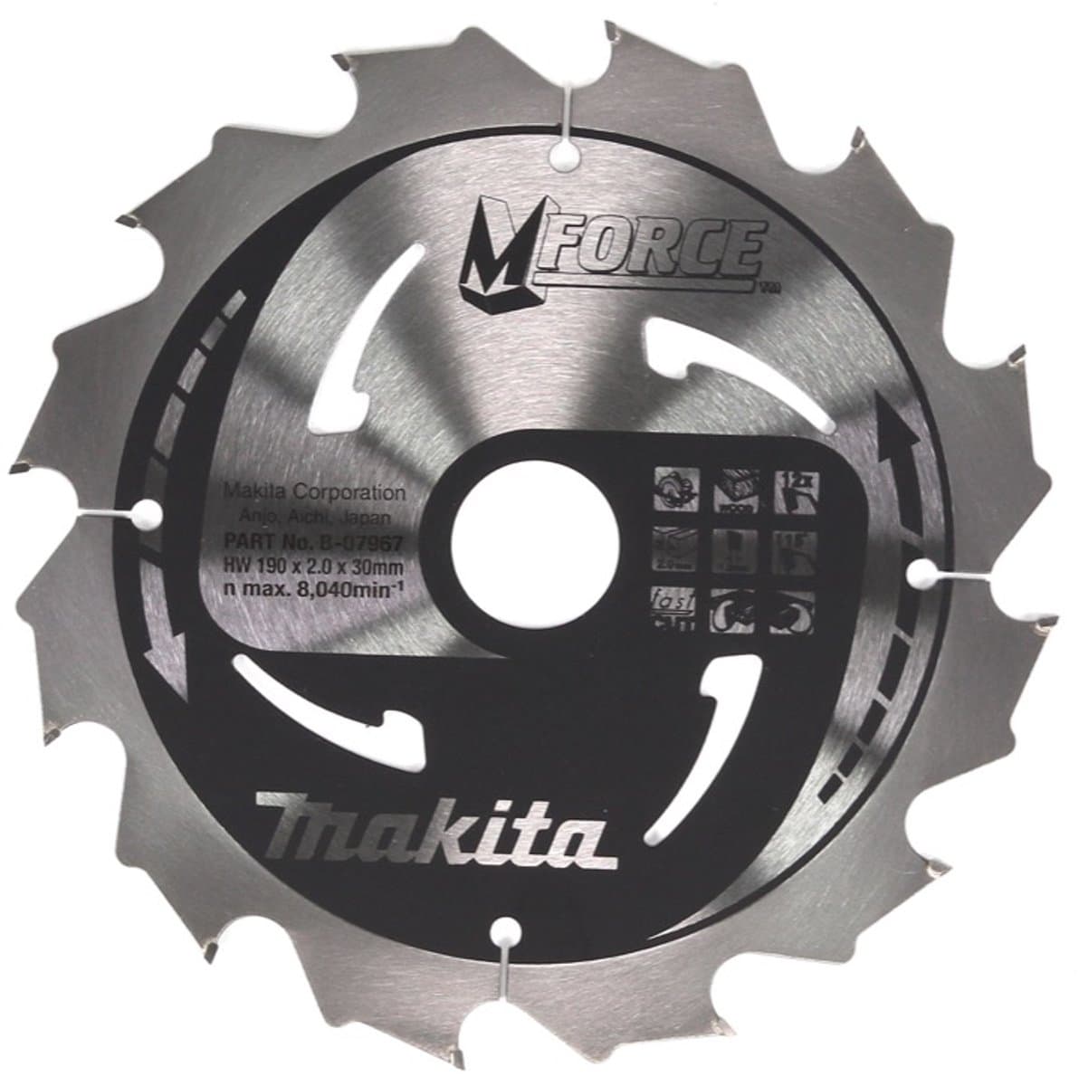 Makita HS7611 Cirkelzaagmachine: 1600W, 190mm, 3,9kg thumbnail 8