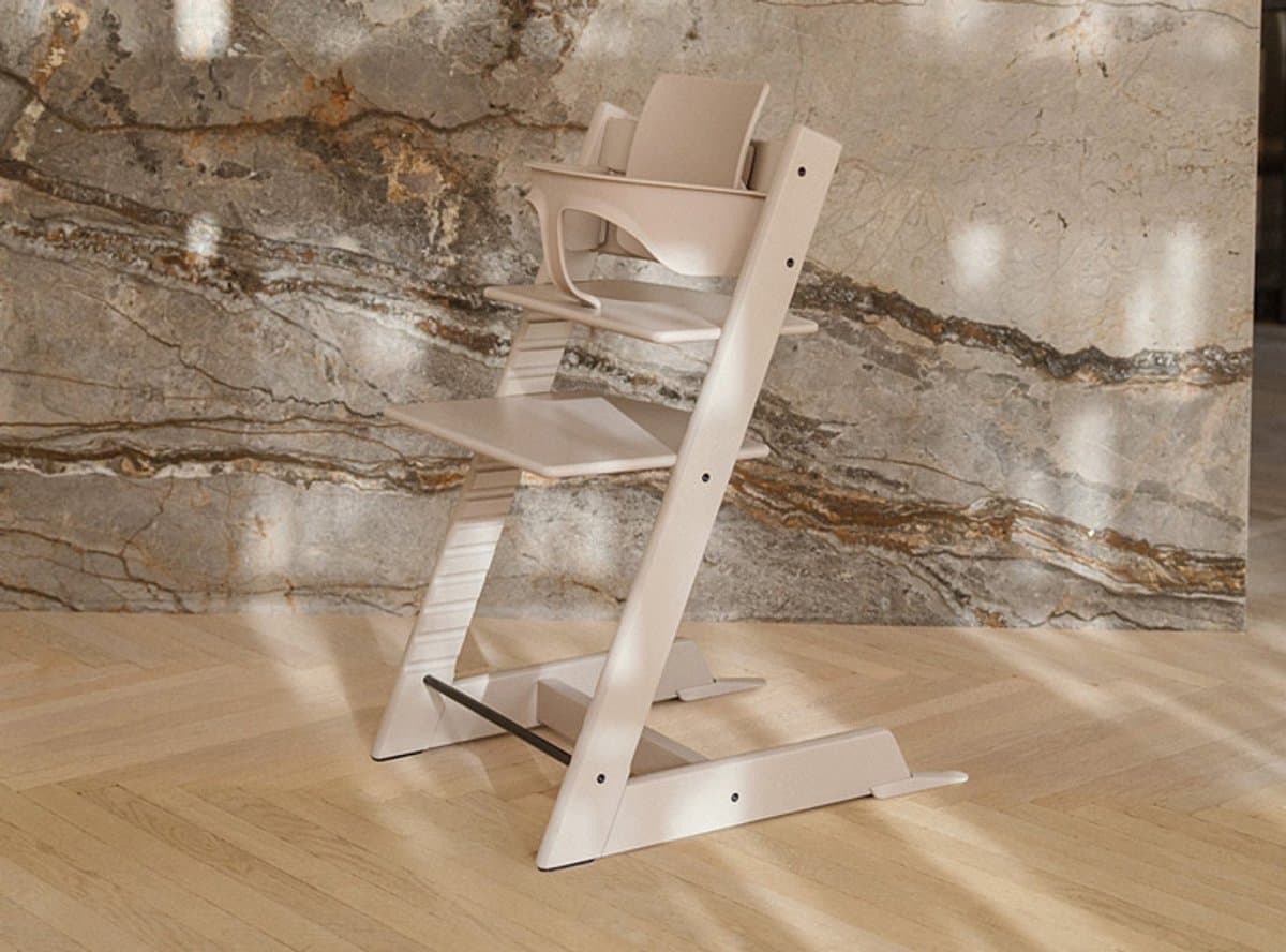 Tripp Trapp stoel van Stokke, Cashmere Grey - verstelbare, converteerbare stoel voor peuters, kinderen en volwassenen - handig, comfortabel en ergonomisch - klassiek ontwerp thumbnail 2