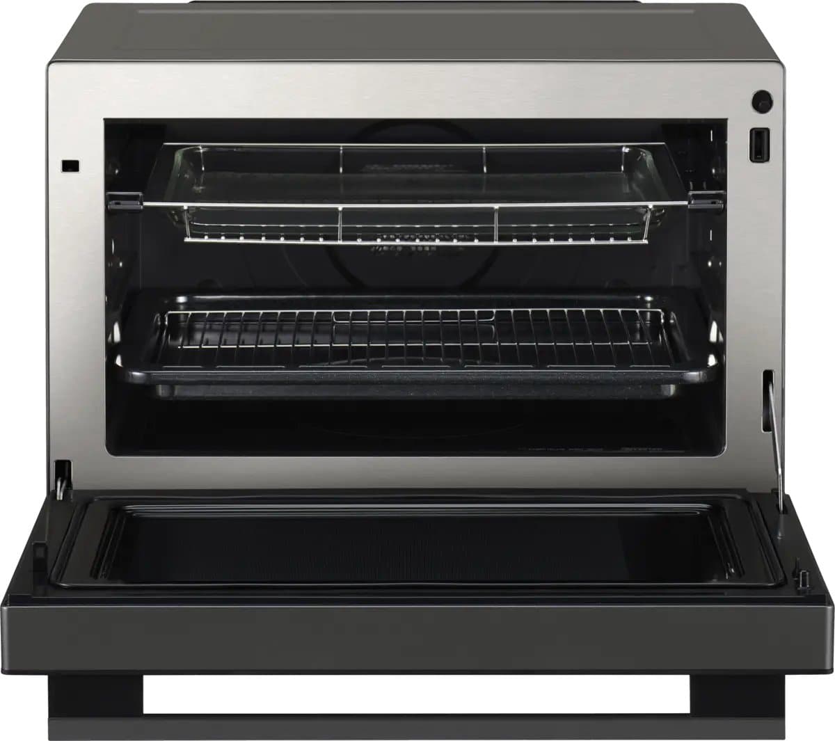 Panasonic NN-CS88LBEPG - Combi-Magnetron met Grill - Stoomoven - 31L - max 230°C - 1300W - 36 automatische programma's - Inclusief bakplaat - Zwart thumbnail 2