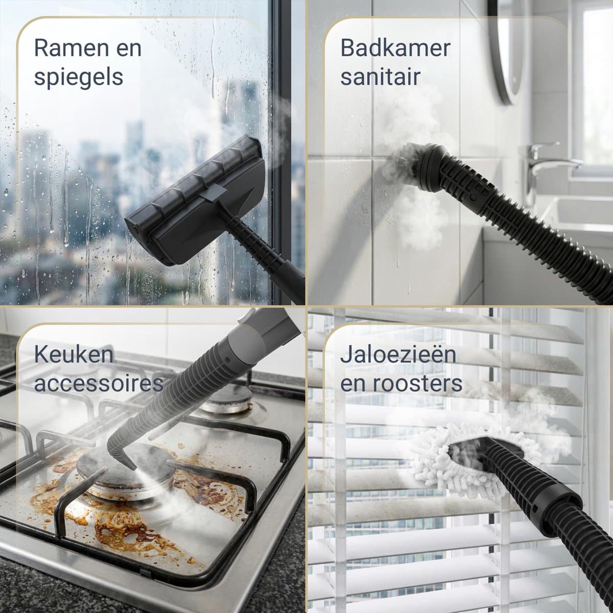 Vaptron Stoomreiniger - Vloerreiniger - Handstomer - Dweilsysteem - Stoomdweil - Vlekkenreiniger - Stoommop 1400W 15Sec opwarmtijd thumbnail 5
