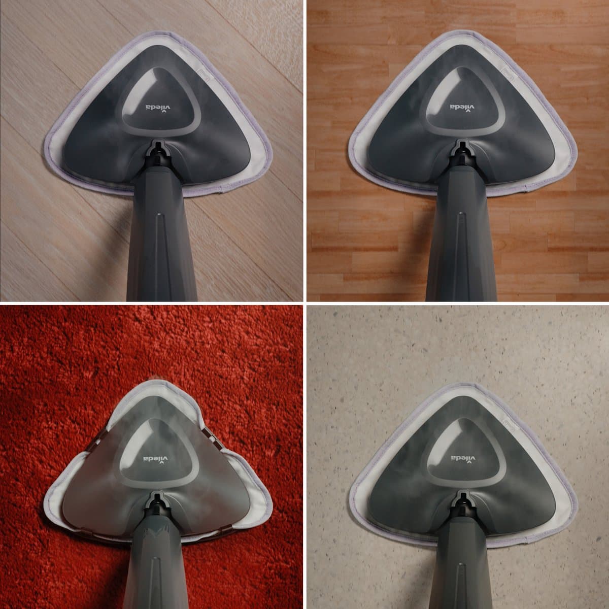 Vileda Steam Plus Pro - Stoomreiniger - Perfect voor delicate vloeren - Met 4 stoominstellingen thumbnail 2