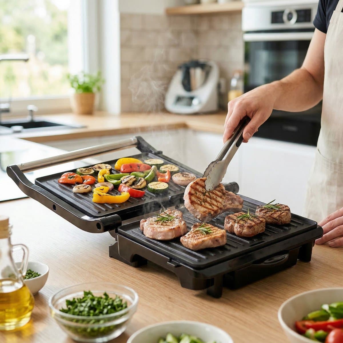 Camry CR 3044 - Panini Grill - contactgrill - raclette thumbnail 5