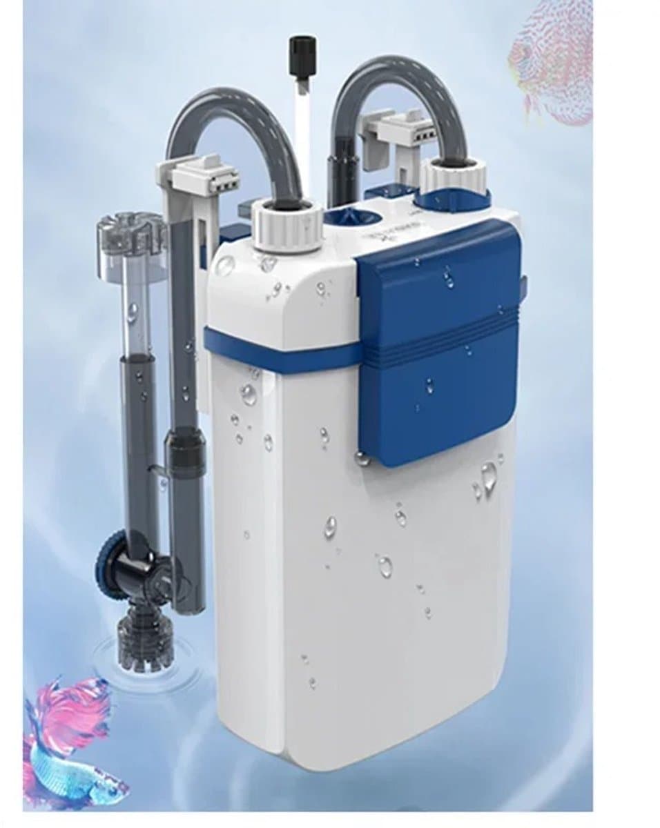 Solayne Pomp - Aquarium filter - Aquarium pomp - Aquarium luchtpomp - Waterzuiveringspomp - Wandmontage - 6W - 500 Liter thumbnail 5