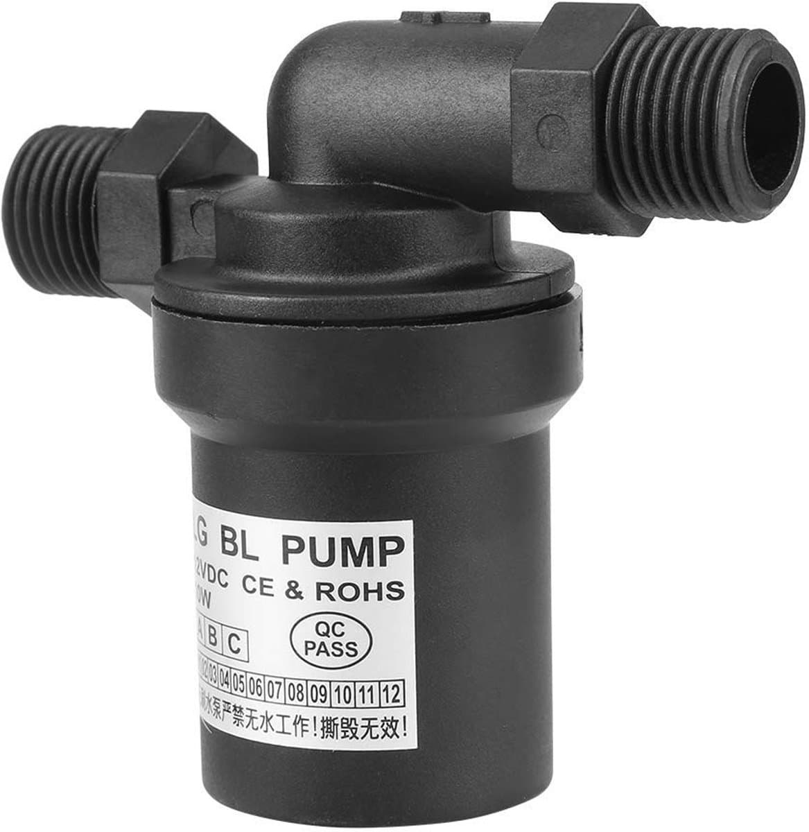 Allecto - Zonnebooster Waterpomp - 12V 10W - Hoog Temperatuur Brushless - Efficiënte Watercirculatie - Voor Tuin en Vijver - Duurzaam en Betrouwbaa...