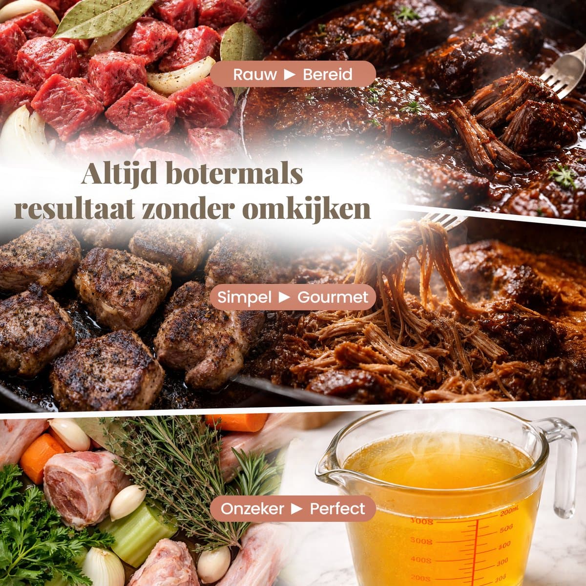 Fornello Slowcooker met timer - Inc. Uitlegvideo's - PFAS vrij - Keramische bakpan thumbnail 7