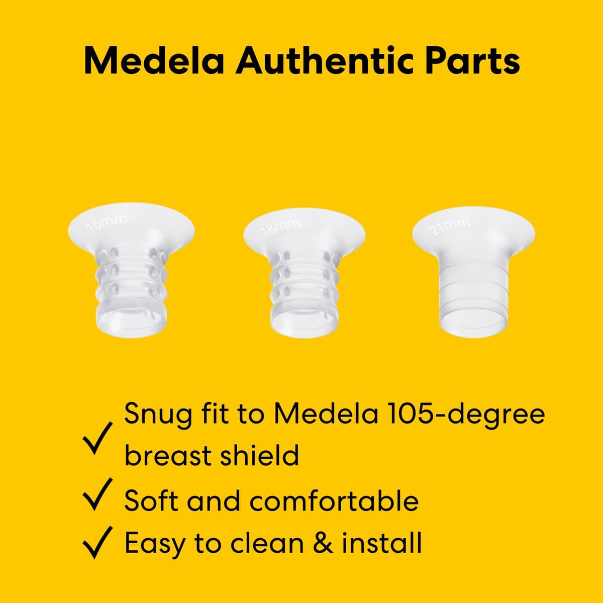 Medela Borstschild Inserts - 6 stuks in 3 maten thumbnail 4