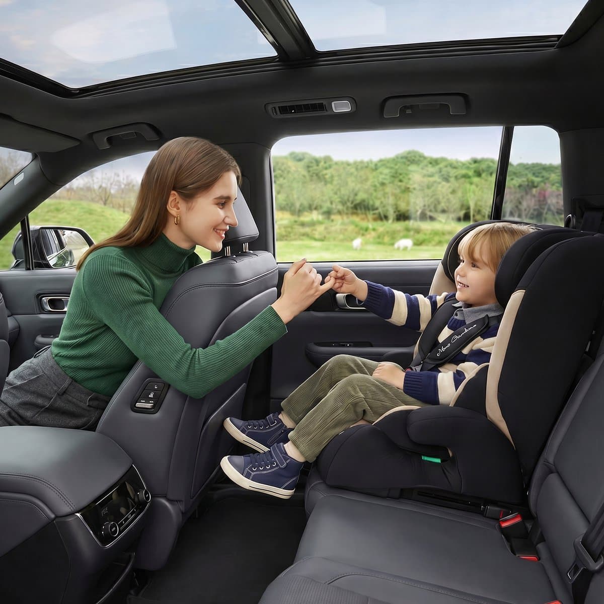 Mino Bambino i-Size Autostoel – Isofix - Groep 1/2/3 9-36 kg (76 tot 150 cm) - 15 maanden tot 12 jaar – Taupe thumbnail 7