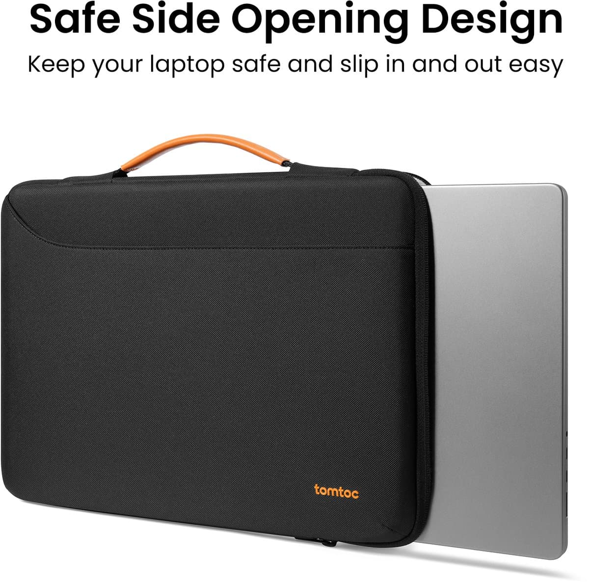 tomtoc Defender-A22 360 beschermende laptoptas voor 2026 16-inch MacBook Pro M5 Pro/Max A3428 A3429, M4/M3/M2/M1 Pro/Max, waterbestendige laptoptas met accessoirevak voor de nieuwe Razer Blade 15 thumbnail 8