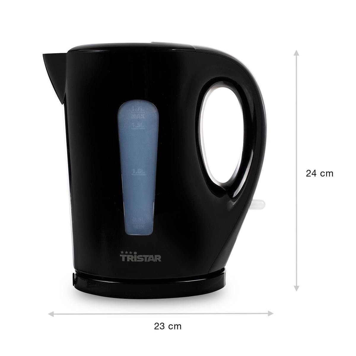 Tristar Waterkoker WK-3384 - 2200W - 1,7L - Automatisch uitschakelen - Zwart thumbnail 5