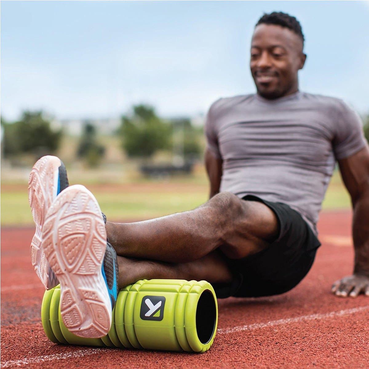TriggerPoint - The Grid 1.0 Foam Roller - 33cm - Lime Groen - Schuim - Massage Roller - Yoga - Pilates - Fitness thumbnail 4