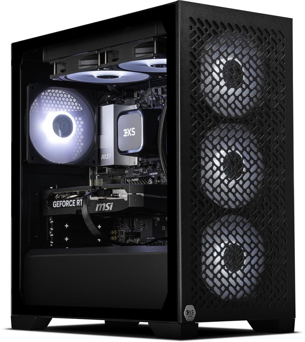 Scan 3XS Systems Elite – Stage 1 Gaming PC – MSI RTX 5060 8GB – Ryzen 5 8400F – Corsair DDR5 16GB – MSI 1TB SSD – 1080p High – 1440p Entry Gaming