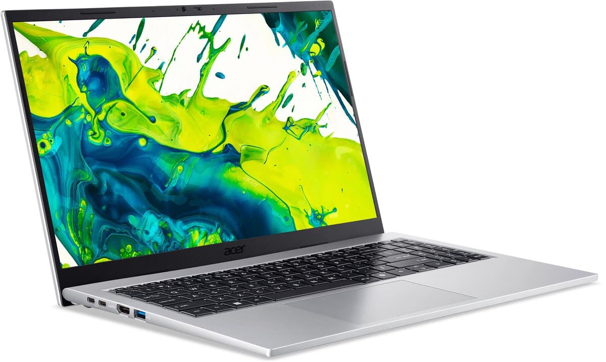 Acer Aspire Go 15 AG15-72P-75H3 Intel Core 7 150U Laptop 39,6 cm (15.6") Full HD 32 GB DDR5-SDRAM 1 TB SSD Wi-Fi 6 (802.11ax) Windows 11 Home US International Zilver thumbnail 2
