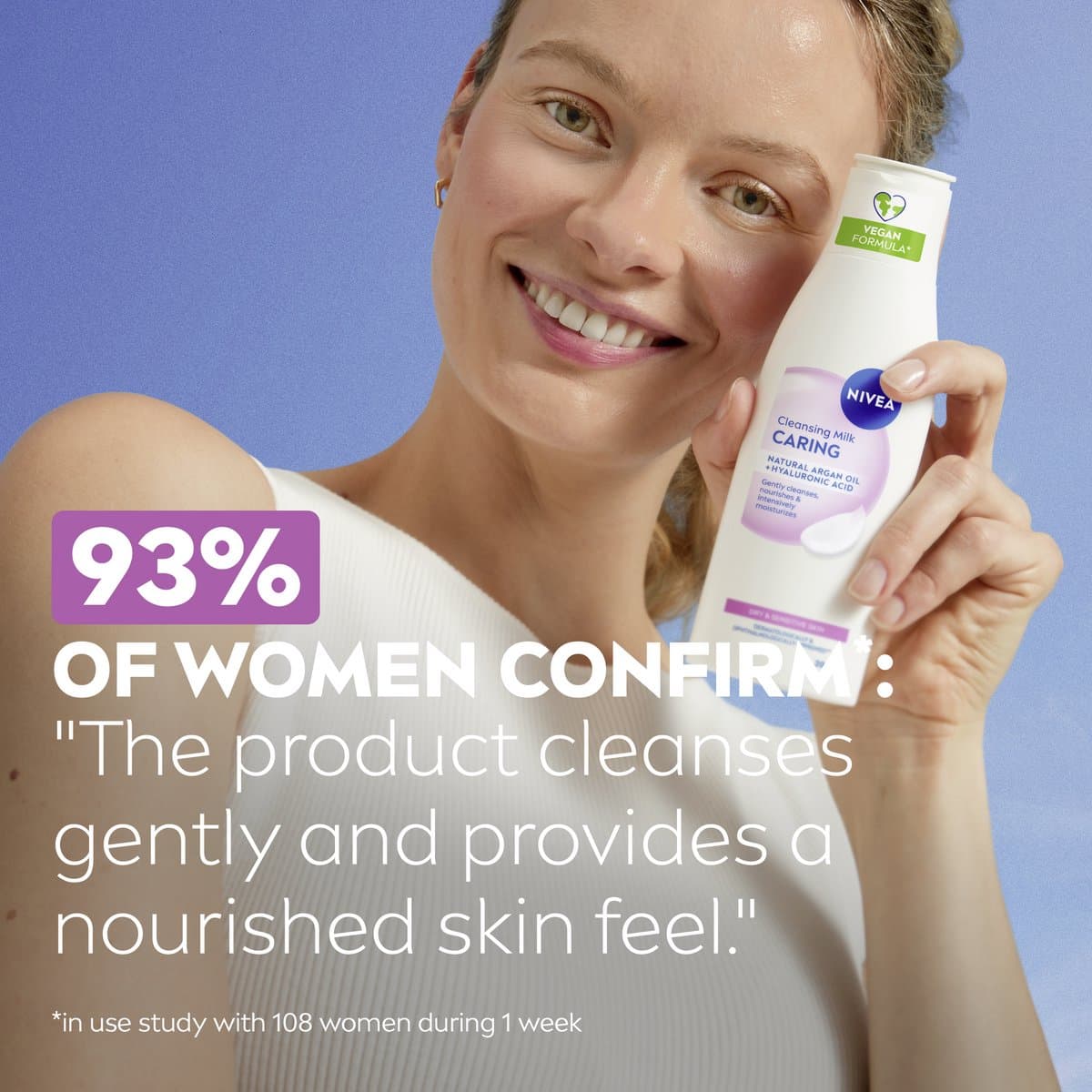 NIVEA Verzorgende reinigingsmelk - Droge en Gevoelige huid - Make-up Remover - Gezichtsreiniger - 200 ml thumbnail 2