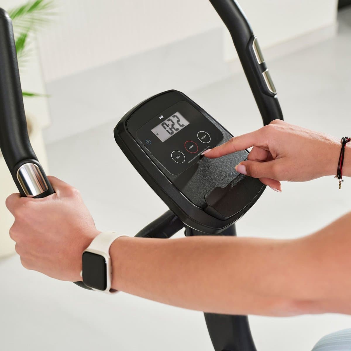 Hop-Sport Nexon – Hometrainer – Stil magnetisch – Bluetooth & Kinomap – 8 weerstandsniveaus thumbnail 5