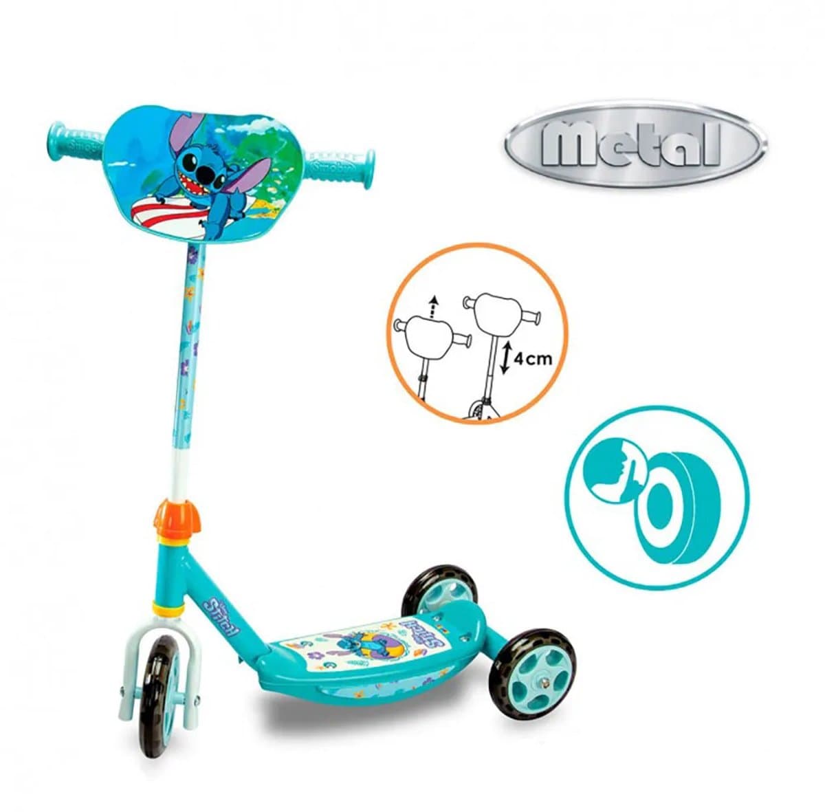 Smoby - Lilo & Stitch - Stitch - Scooter - Step - Vanaf 3 jaar. thumbnail 3