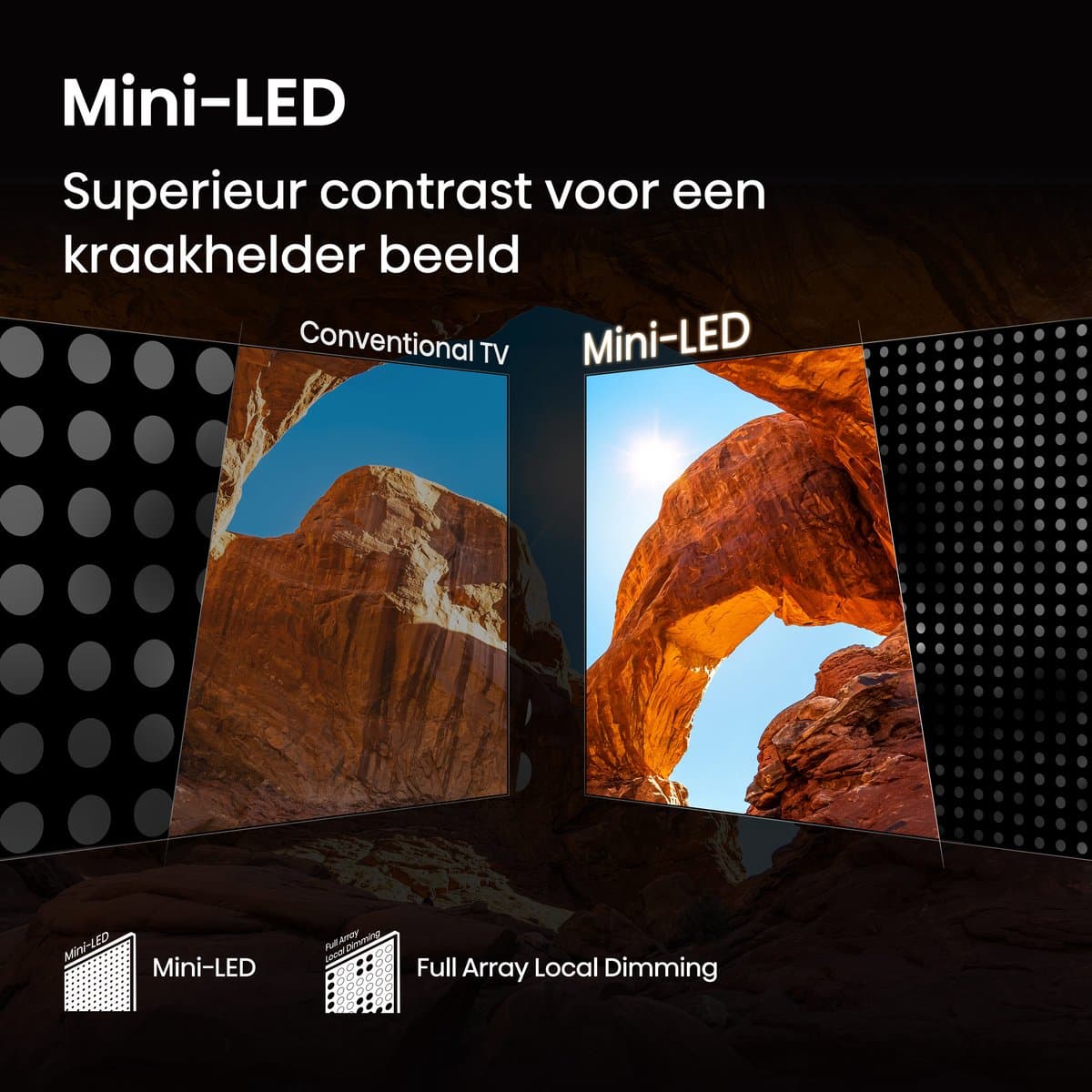 Hisense 50U7Q - 50 inch - 4K MiniLED - 144hz - 2025 thumbnail 8