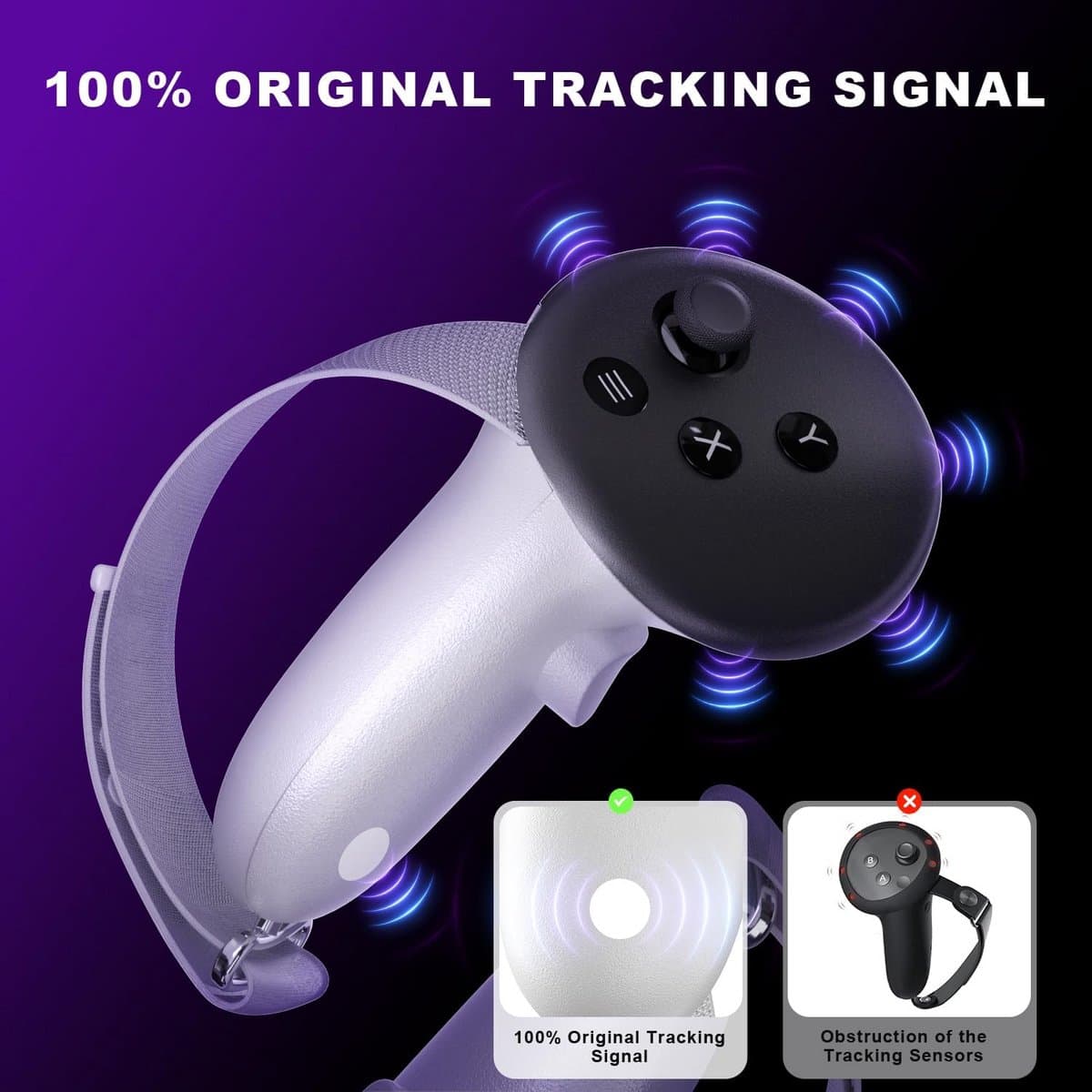 Controller Grips voor Meta/Oculus Quest 3 - Antislip en Verstelbaar thumbnail 6