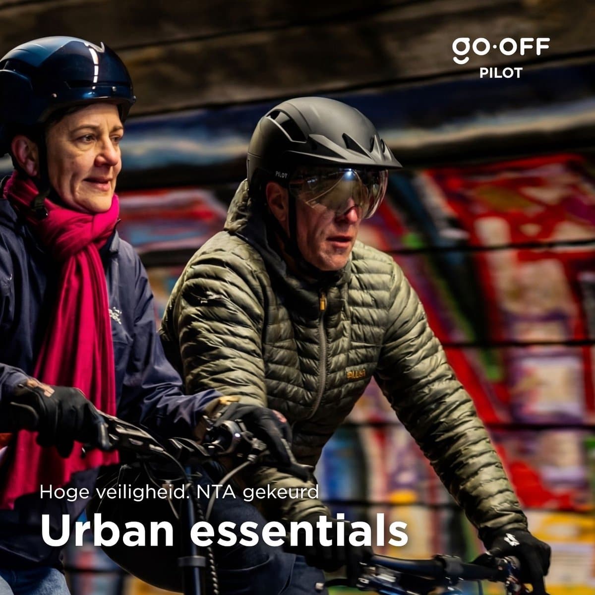 GOOFF® Pilot 3-in-1 Snorfiets Helm met Verlichting en Vizier - Speed Pedelec Fietshelm voor Volwassenen - NTA 8776 - Snorscooter Helm met LED Licht - Goedgekeurd voor Blauw Kenteken en E Bike - Dames en Heren - L - Matblauw thumbnail 4