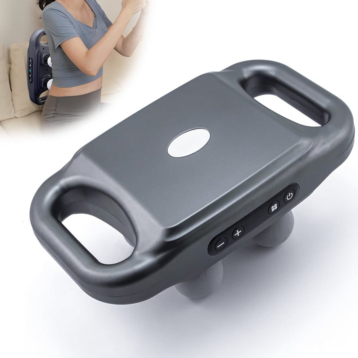 Onbekend Massage Apparaat 4 Koppig - Diepweefsel, 20 standen, USB thumbnail 2