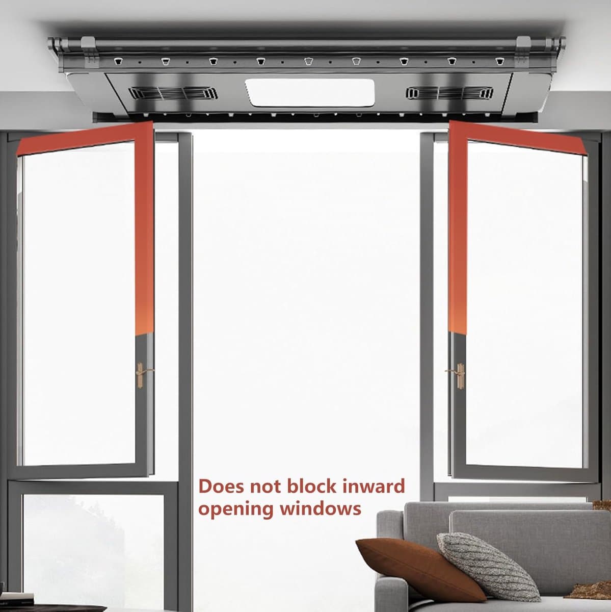 Elektrisch Droogrek - Plafond Droogrek - Ruimtebesparend Wassen - Automatisch Tillen - 119cm Breed - Wit thumbnail 7