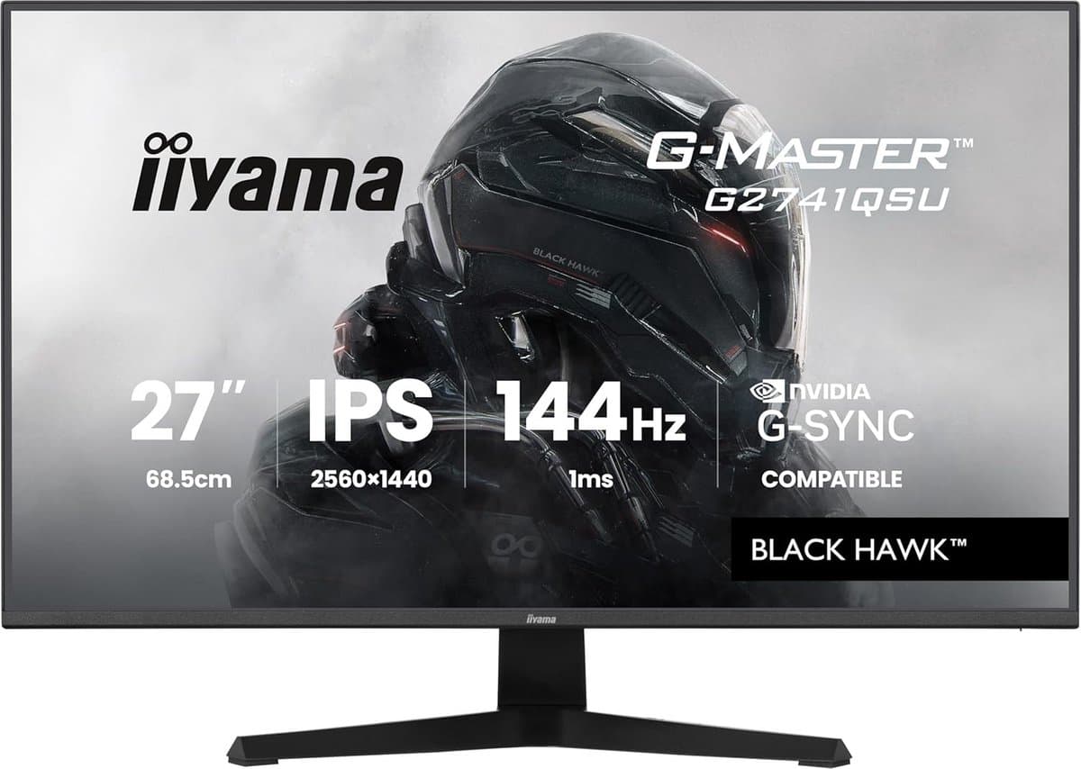27 inch QHD 144Hz IPS Gaming Monitor met Snelle Responstijd