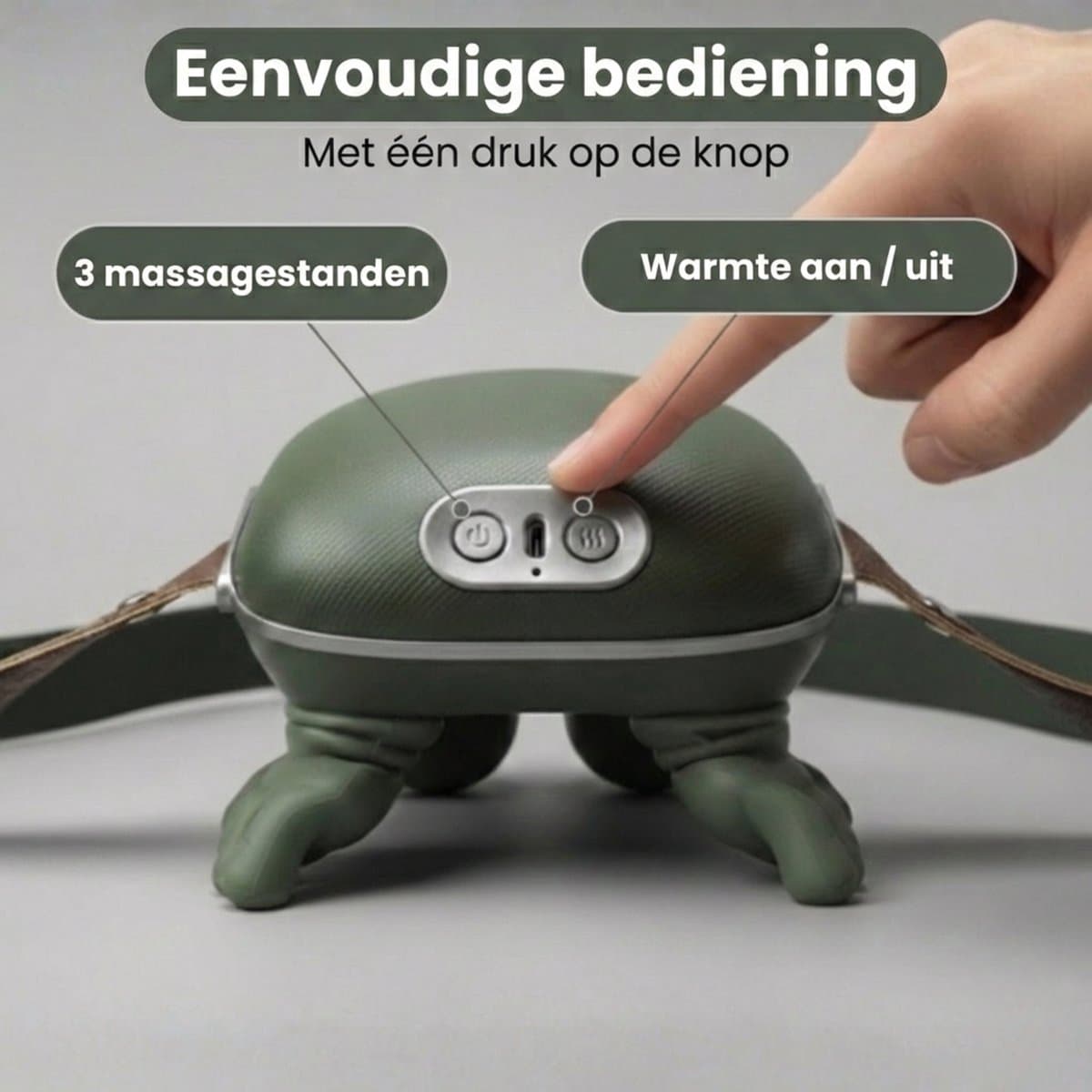 Shiatsu Nekmassagekussen met Warmte thumbnail 4