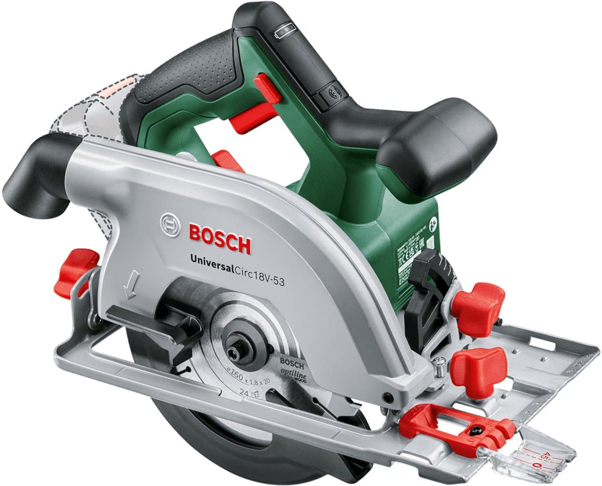 Bosch UniversalCirc 18V-53 Accu cirkelzaag - 53mm zaagdiepte