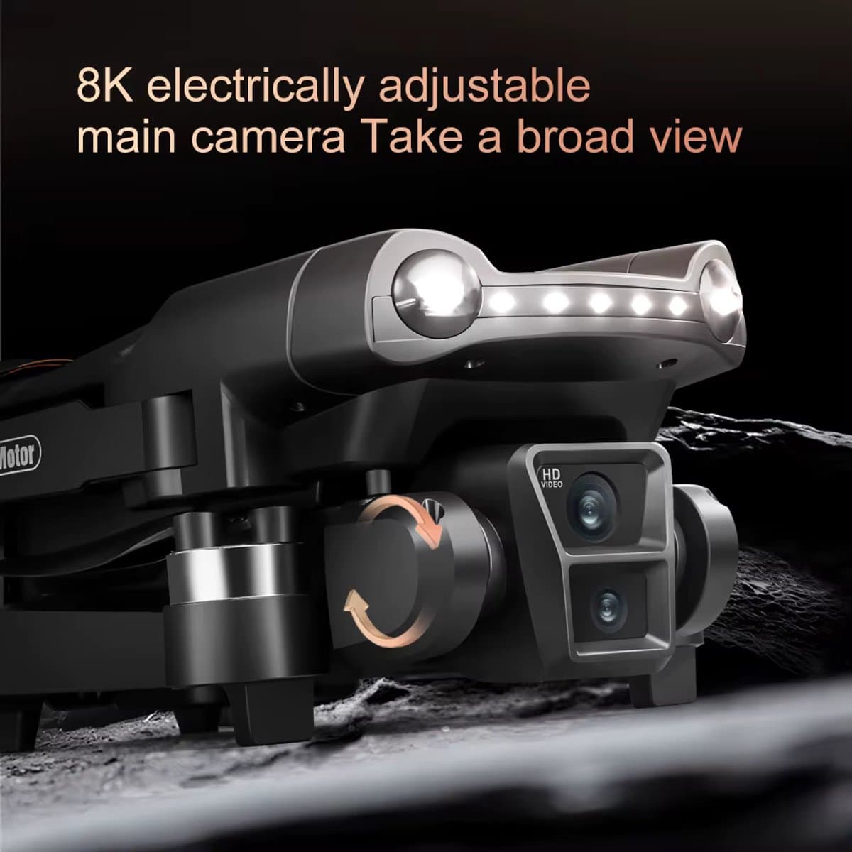 V168 Drone - Pro Max - 8K - 5G - Gps - Professionele - Hd Luchtfotografie - Dual-Camera - 2x 25 minuten vliegtijd - 1 KM bereik - 5GHz Wifi FPV -1 click return- GPS - 8K camera's - 2 batterijen - Zonder Vliegbewijs - Controller Met Groot Scherm thumbnail 6