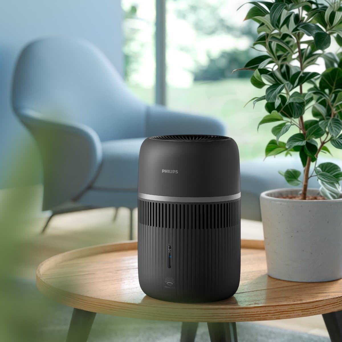 Philips Luchtbevochtiger 4000 serie - 300 ml/u, 3 ventilatorsnelheden, Air+ app, tot 44m2, 21 uur continu gebruik - HU4210/03 thumbnail 4