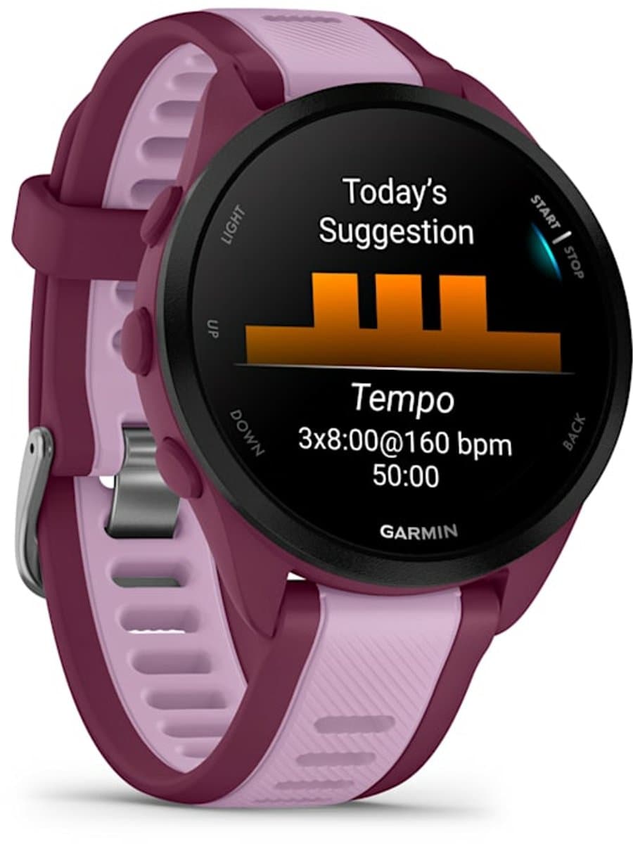 Garmin Forerunner 165 Music - Hardloophorloge - 43 mm - Berry-Lilac thumbnail 4