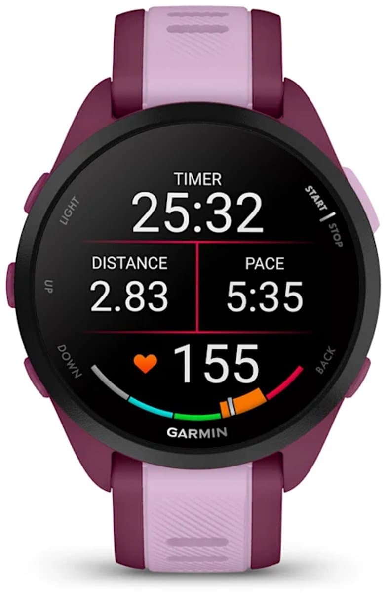 Garmin Forerunner 165 Music - Hardloophorloge - 43 mm - Berry-Lilac thumbnail 5