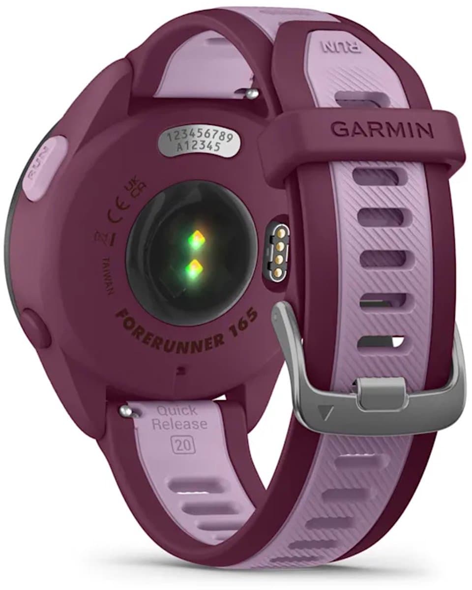 Garmin Forerunner 165 Music - Hardloophorloge - 43 mm - Berry-Lilac thumbnail 6