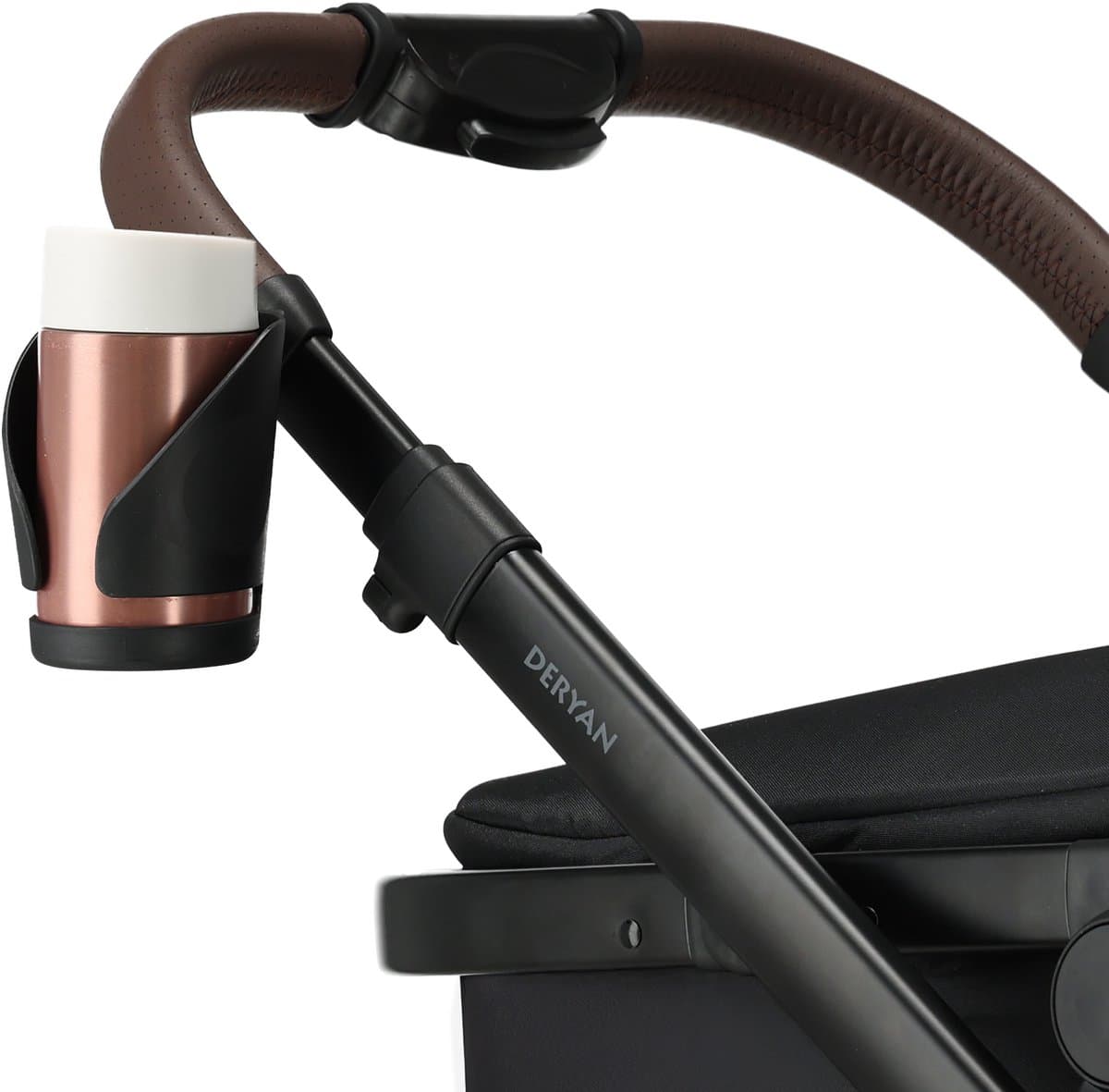 Deryan Noa Kinderwagen 3-in-1 - Wandelwagen met Autostoel - Zwart thumbnail 2