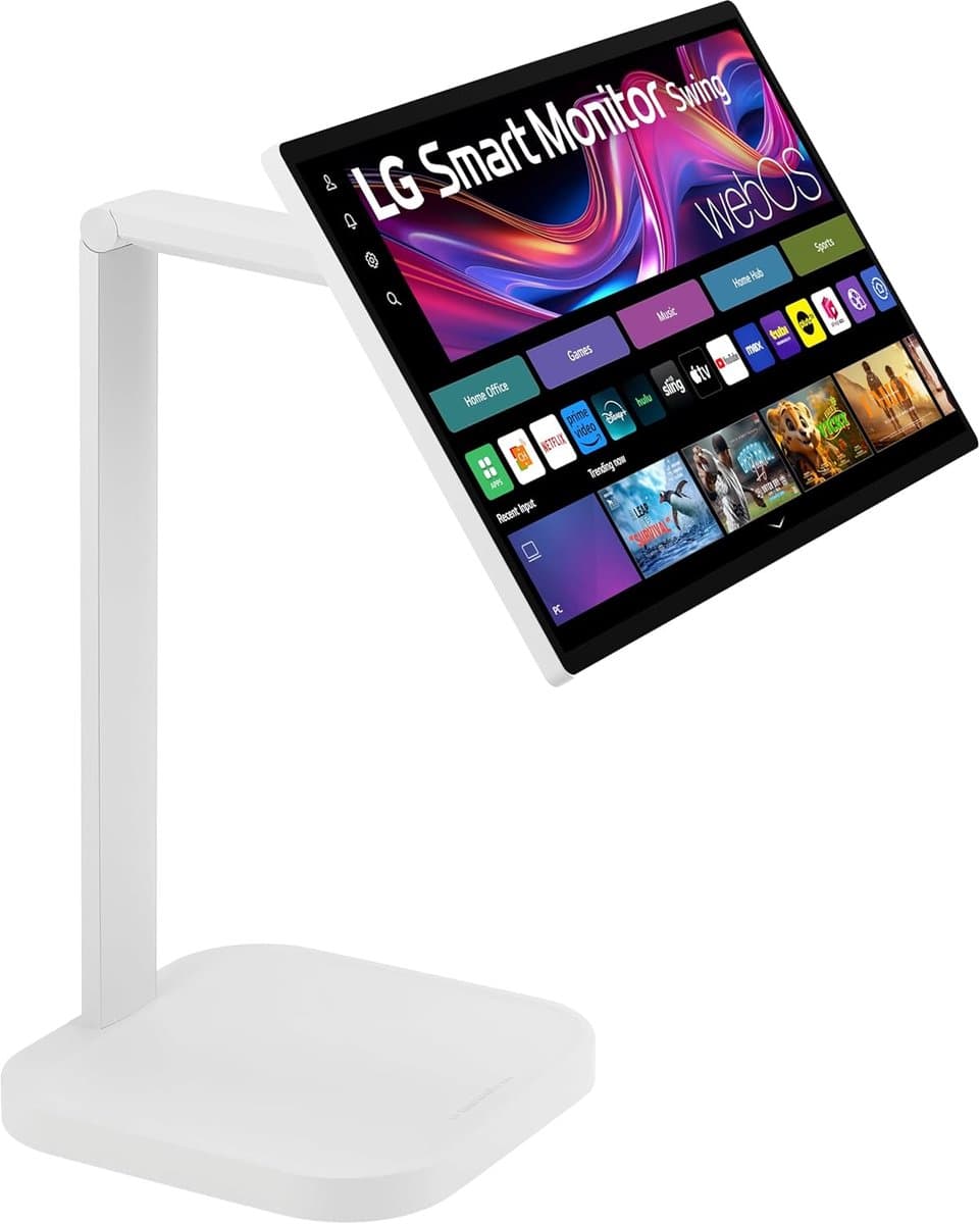LG 32U889SA 4K Smart Touchscreen Monitor op wielen thumbnail 3