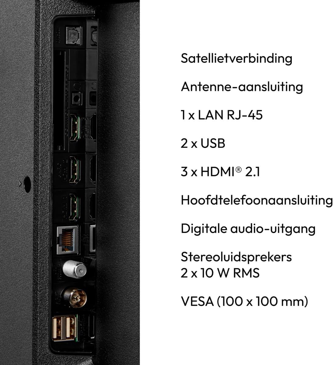 MEDION 108 cm (43 inch) QLED-tv (smart-tv, Dolby Vision HDR, VIDAA Store, Netflix, Prime Video, Disney+, DAZN, Paramount+, DTS X, Dolby Atmos, PVR, Bluetooth, MD 843600) thumbnail 4
