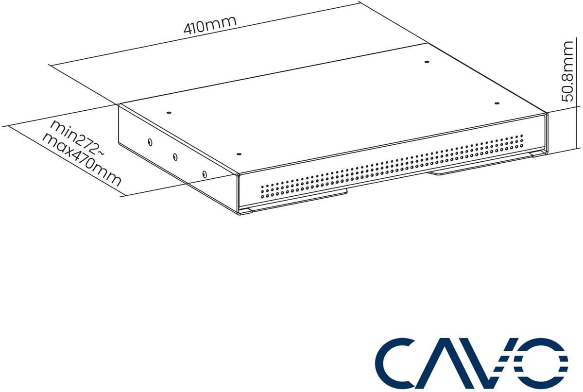 CAVO Documentenlade staal - onderbureaulade 410x272mm thumbnail 4